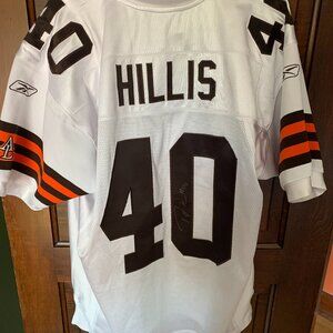 Peyton Hillis Signed Browns Jersey